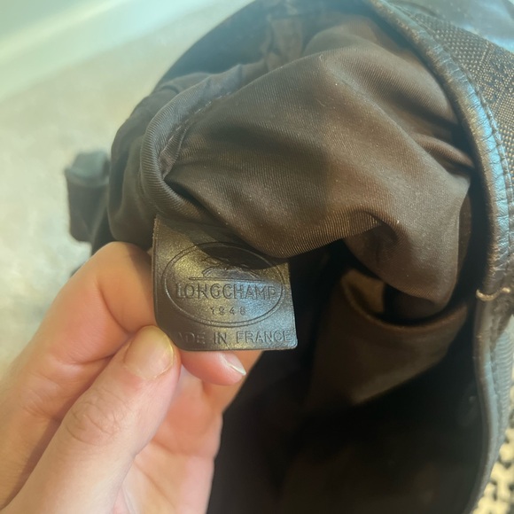 Longchamp Canvas Tote logo Bag - Picture 6 of 7